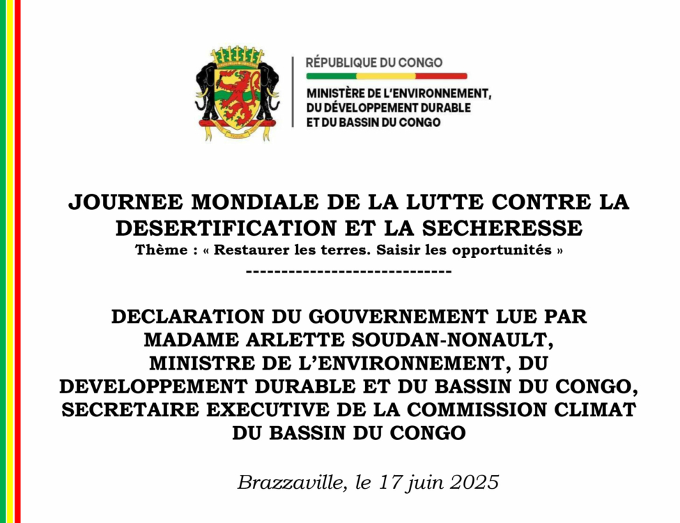 Journée mondiale de la lutte contre la désertification et la sécheresse 2025